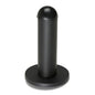 75mm Round Pole Wall Mount Door Stop - Black