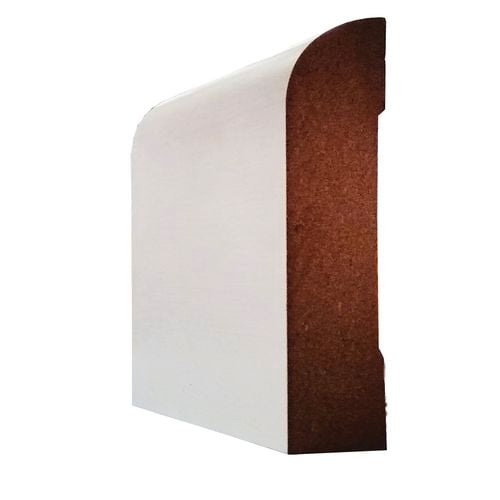 Hume Moulding White MDF Primed Bullnose 67 x 18mm 5.4m