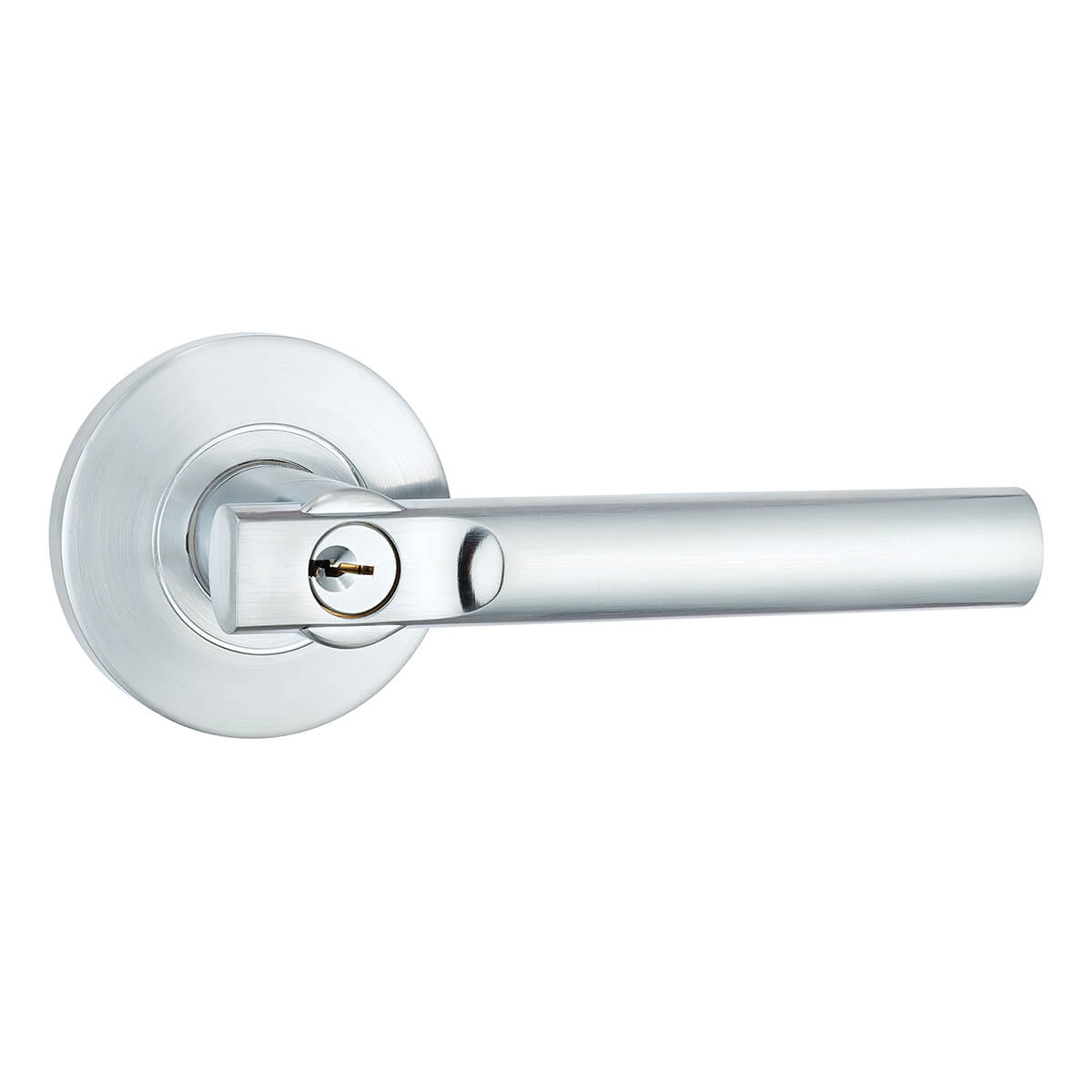 Girona Entrance Set - Satin Chrome