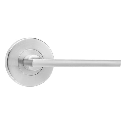 Orba Passage Set - Satin Chrome Handles