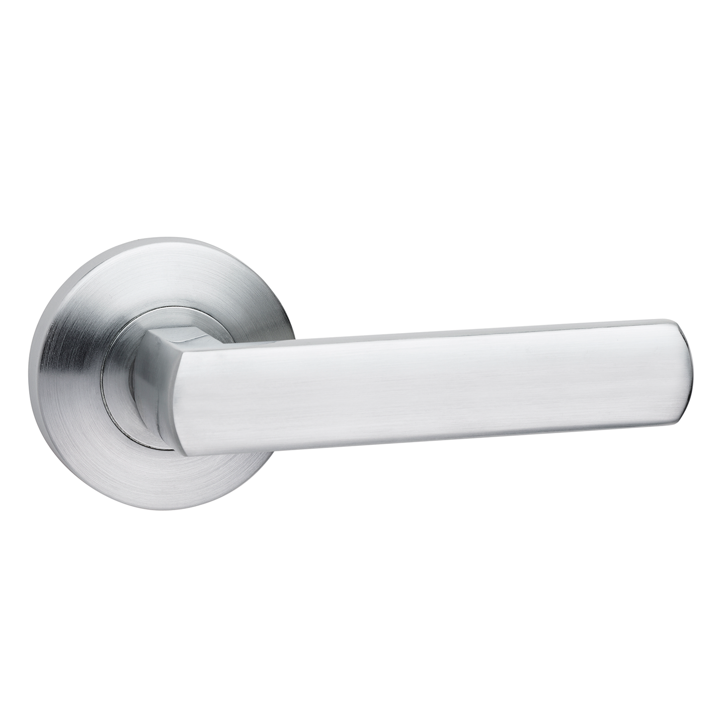 Palma Passage Set - Satin Chrome Handles