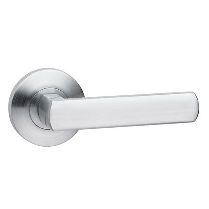 Palma Passage Set - Satin Chrome Handles