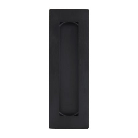 Rectangular Flush Pull 150mm in Matt Black