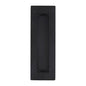 Rectangular Flush Pull 150mm in Matt Black