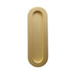 150 x 50mm Radius Flush Pull - Brushed Brass